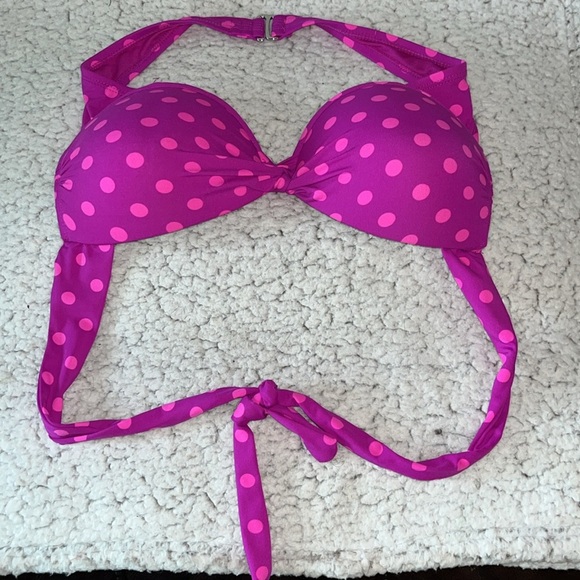 APT 9 Bikini Swimsuit Set in Magenta with Light Pink Dots - Picture 10 of 13